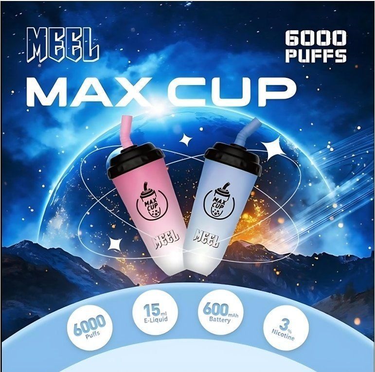 MEEL奶茶杯 6000 PUFFS 拋棄式電子煙 可充電一次性煙桿