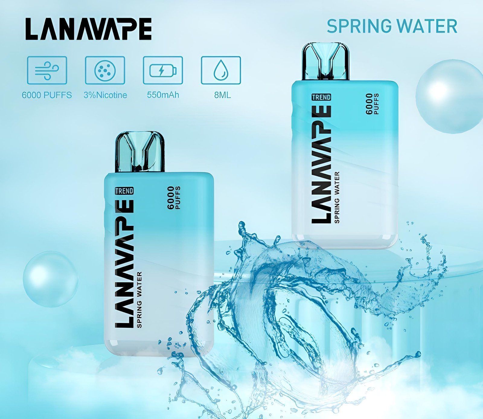 LANA TREND 6000 PUFFS LANA一次性6000口拋棄式電子煙