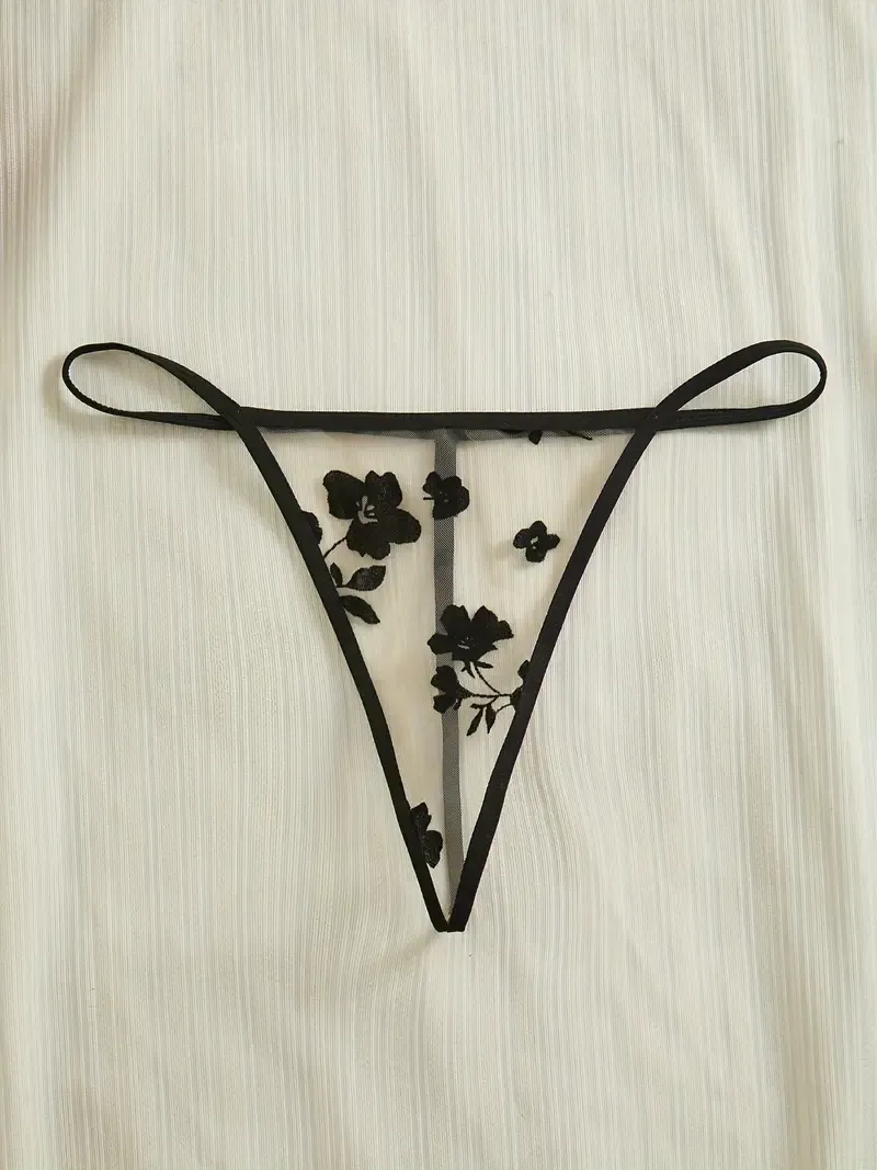 💃Women's Sexy Black Floral Bodysuit Set
