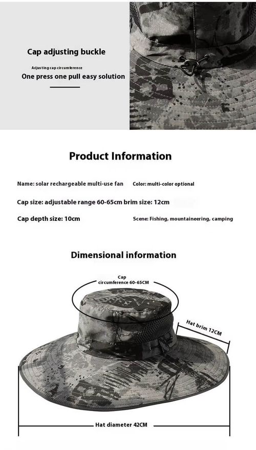 Solar Multi-Fan Hat