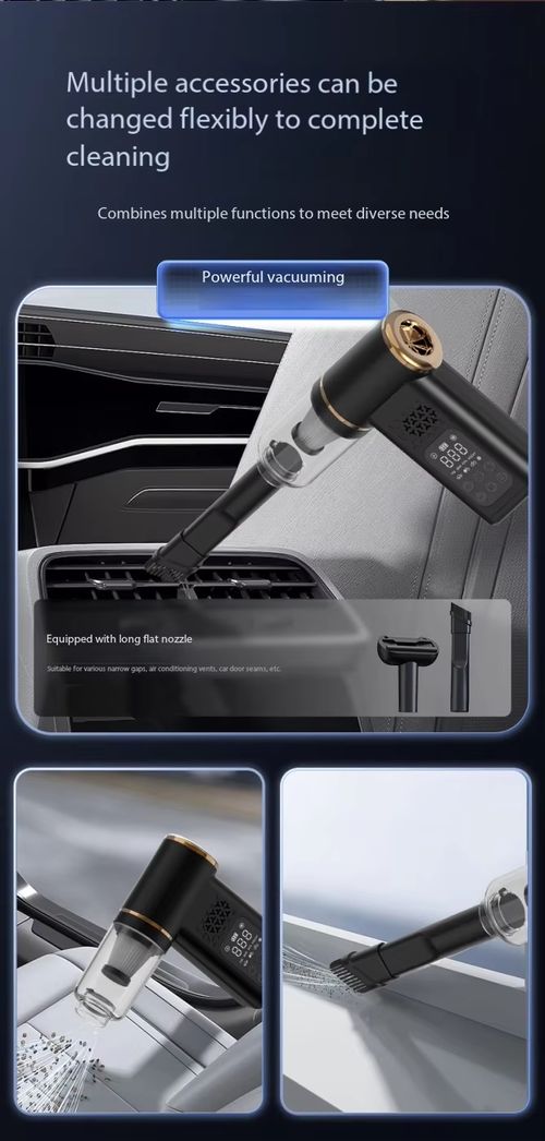 Multifunction vacuum cleaner, air pump