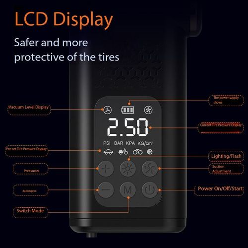 Multifunction vacuum cleaner, air pump