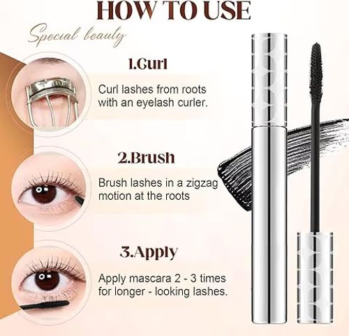 Lengthening, Curling, Smudge-Proof Mascara