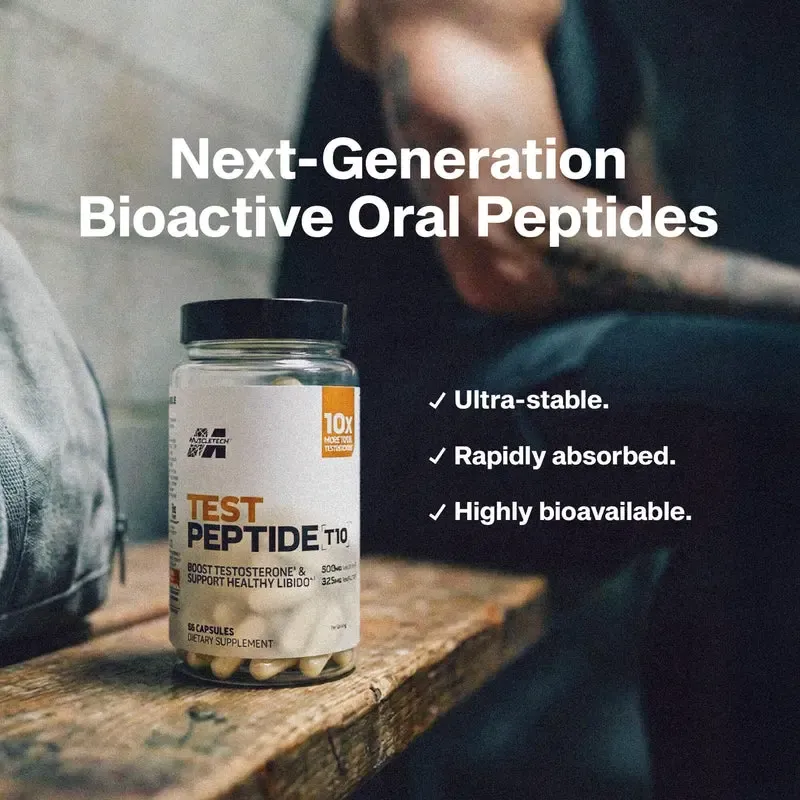 Test Peptide T10 - 3-Stage Support - MuscleTech Peptide T10