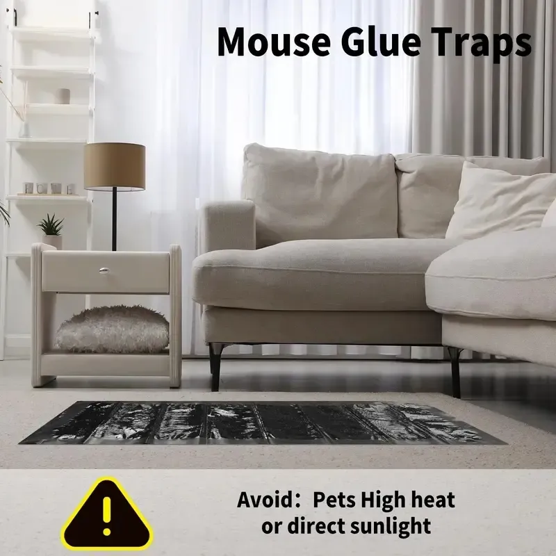 3Pieces Power Sticky Boards , safe for home pest control, can be used indoors or outdoors, easy to install