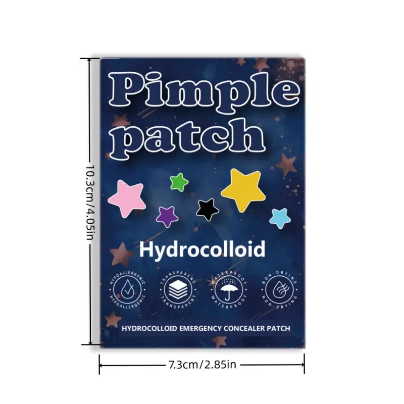 1400 Pieces Facial Hydrocolloid Acne Patches Acne Pimple Patch Cute Star Shaped Coverings Acne Stickers Acne Clearing Products Alcohol Free Odorless Gentle Mild and Non Irritating Suitable for All Skin Types Mothers Day Gift