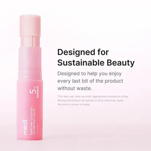 PDRN Pink Collagen Volume Multi Balm | All In One Volufiline, PDRN, NAD Stick for Youthful-Looking, Helping Look of Fine Lines, Firming Care, Anti-Aging Care | For Under-Eyes, Neck, Forehead, Smile Lines, Lip Care | Korean Skincare