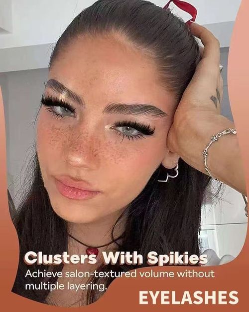 Spiky Slay Manga Lash Clusters With Spikes Pre-Spikes Wispy Cluster Eyelash Extensions Fluffy Anime Eyelashes Clusters Reusable Faux Mink Fairy Individual Lash Extension D Curve 12-18mm 204 Pieces - Cosmetic, Makeup