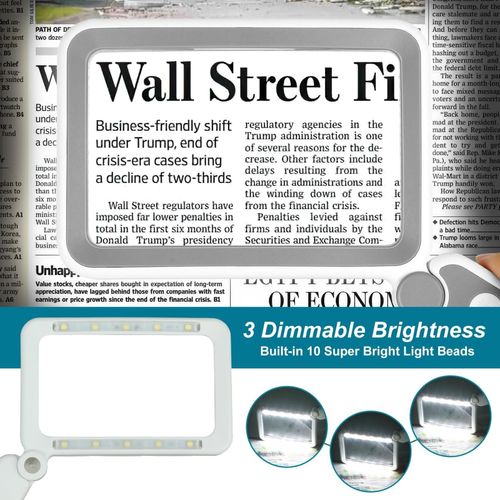 🔥Hot Seller🔥 COD！Folding Handheld Magnifying Glass with Light for Reading