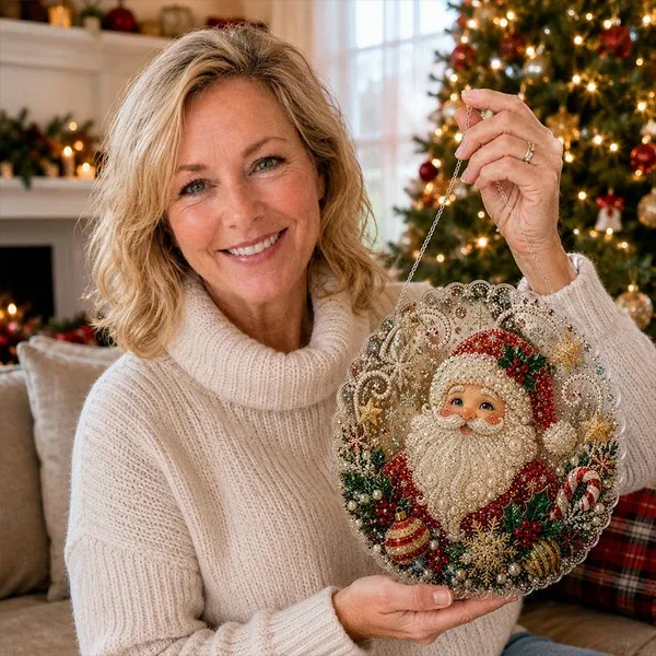 🎄 DIY Faux Pearl Christmas Ornament – Create Your Own Holiday Sparkle ✨