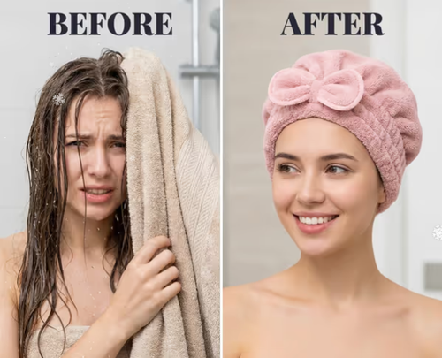 💗Most Loved💥Ultra-Absorbent Hair Towel Set