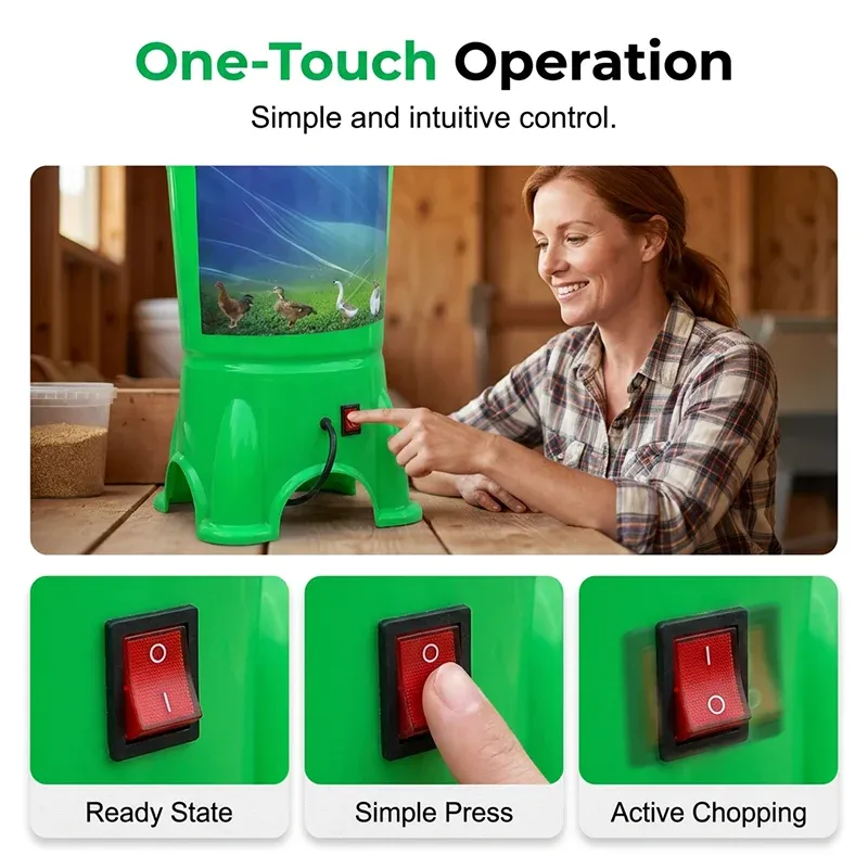 🔥Hot Seller🔥 COD！Electric Poultry Feed Processing Chopper