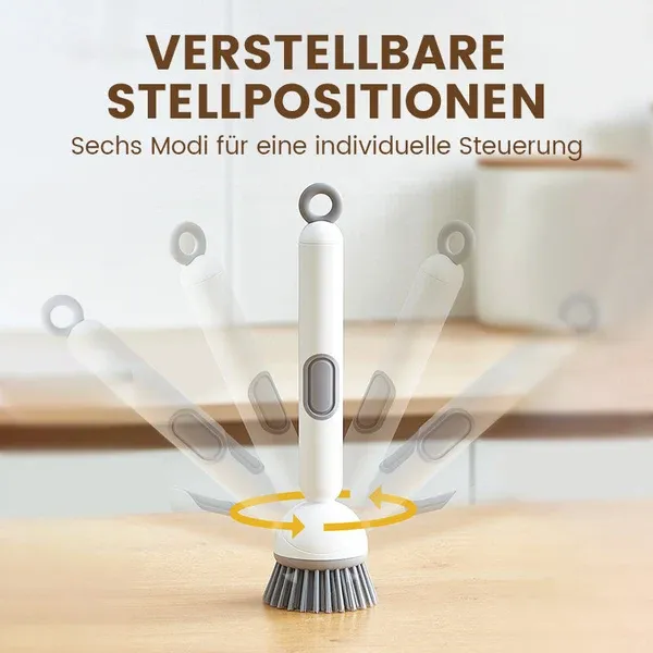🍳Two rotating long-handled cleaning brushes – a real must-have💦