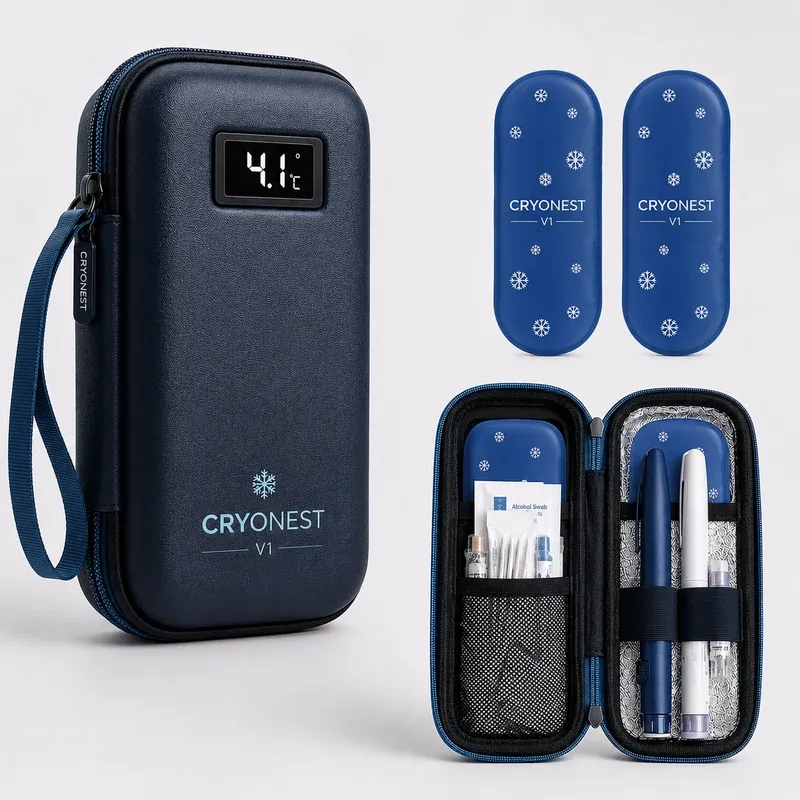 🔥Hot Seller🔥 COD！Insulin Cooler Travel Case with Temperature Display
