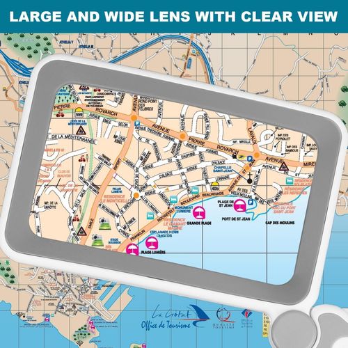 🔥Hot Seller🔥 COD！Folding Handheld Magnifying Glass with Light for Reading