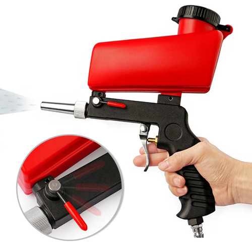 🔥Hot Seller🔥 COD！Portable Handheld Pneumatic Sand Blaster Gun
