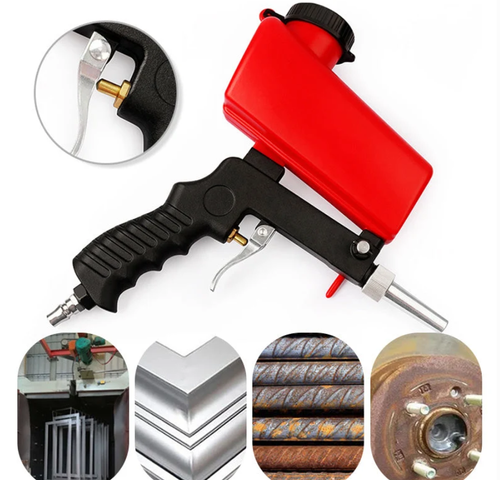 🔥Hot Seller🔥 COD！Portable Handheld Pneumatic Sand Blaster Gun