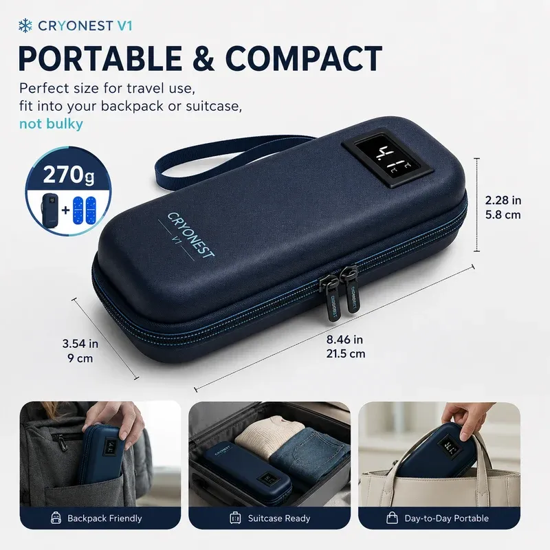 🔥Hot Seller🔥 COD！Insulin Cooler Travel Case with Temperature Display