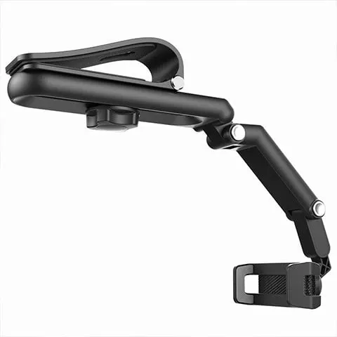 1080° Rotating Mobile Phone Holder – Universal Clip-On, suitable for cars, desks, mirrors and sun visors