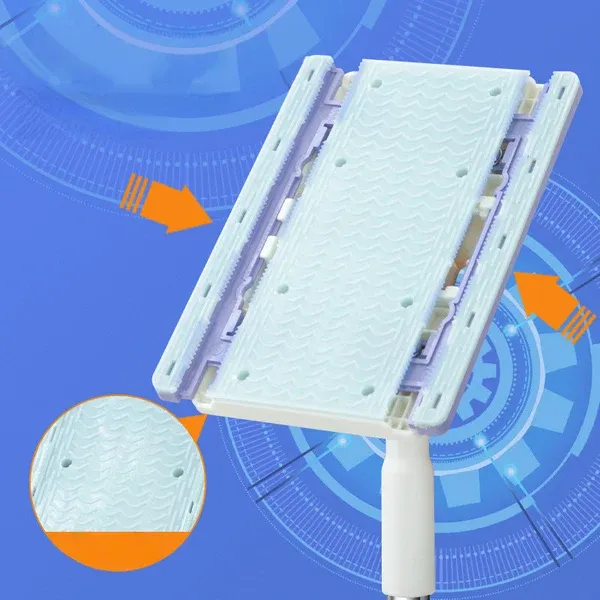 Hands-Free Lazy Mop for Reusable & Disposable Cloths