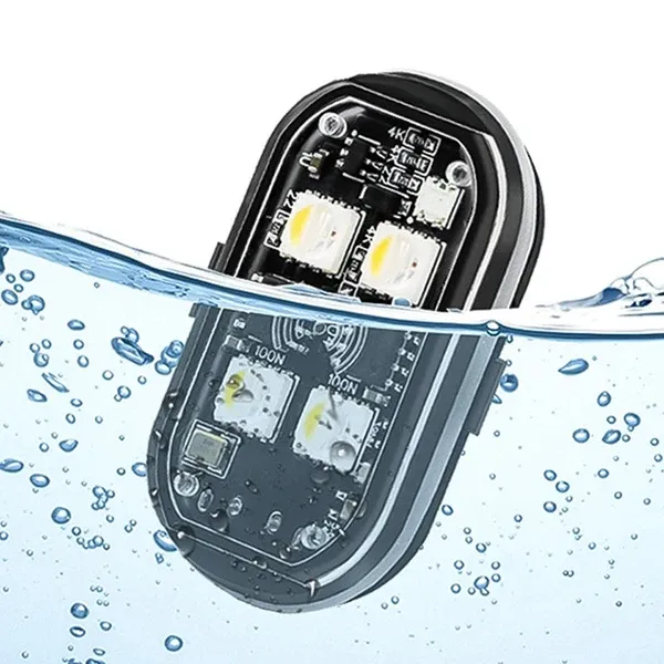📢50 per cent off!! New model: portable LED vehicle warning lights with two lights and one remote control • Remote-controlled & ultra-bright flashing