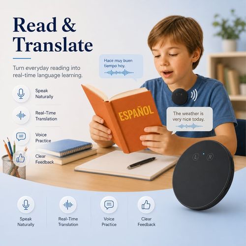 🔥Hot Seller🔥 COD！Spanish & English Practice Companion – Supports 108 Languages