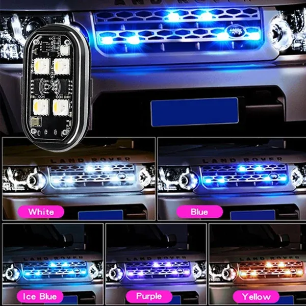 📢50 per cent off!! New model: portable LED vehicle warning lights with two lights and one remote control • Remote-controlled & ultra-bright flashing