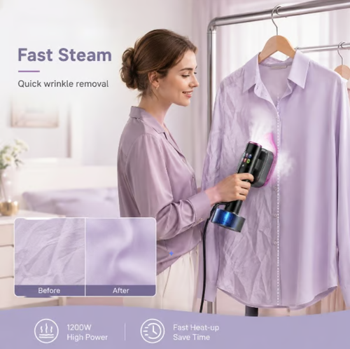 Garment Steamer for Clothes, Portable Travel Clothing Steamer Iron