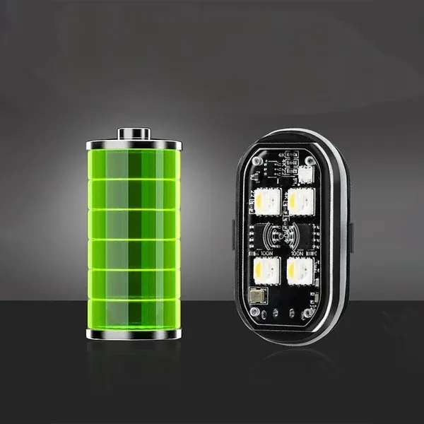 📢50 per cent off!! New model: portable LED vehicle warning lights with two lights and one remote control • Remote-controlled & ultra-bright flashing