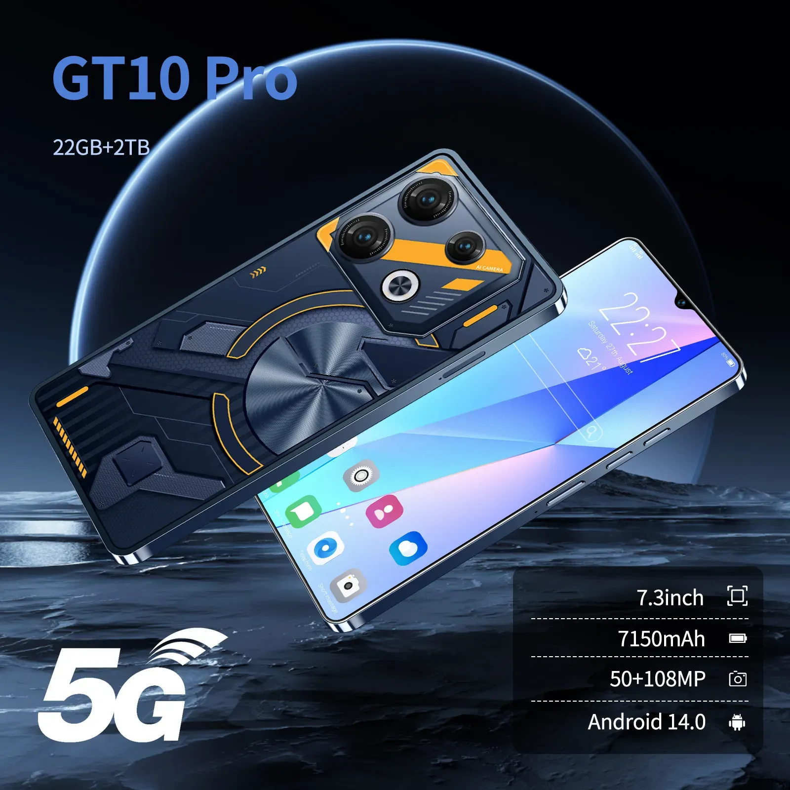 Sona GT 10 promax 7150mAh big storage