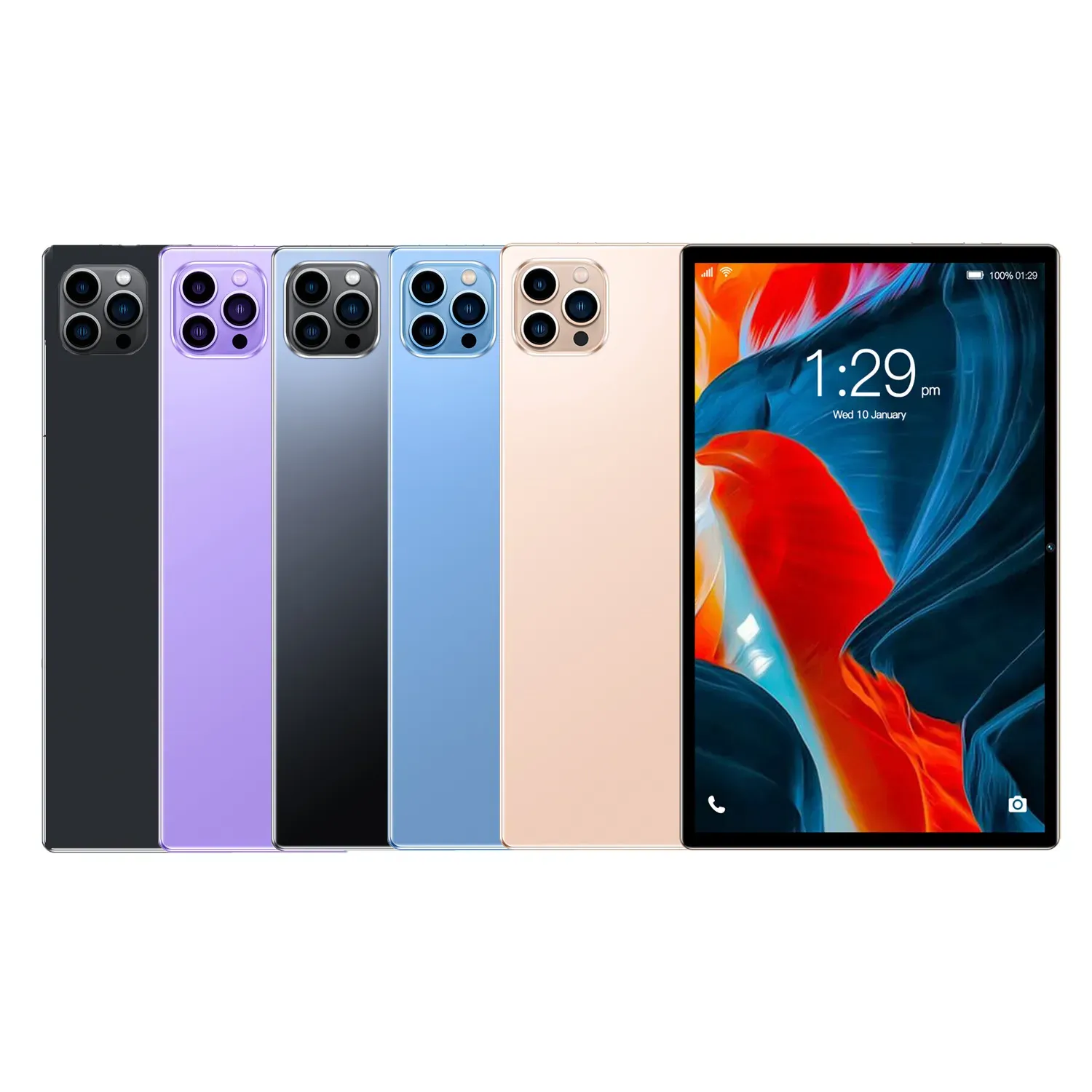 New I15 Pro Tablet 10.1 Inch Android System 8GB RAM 256GB Storage Smart Tablet