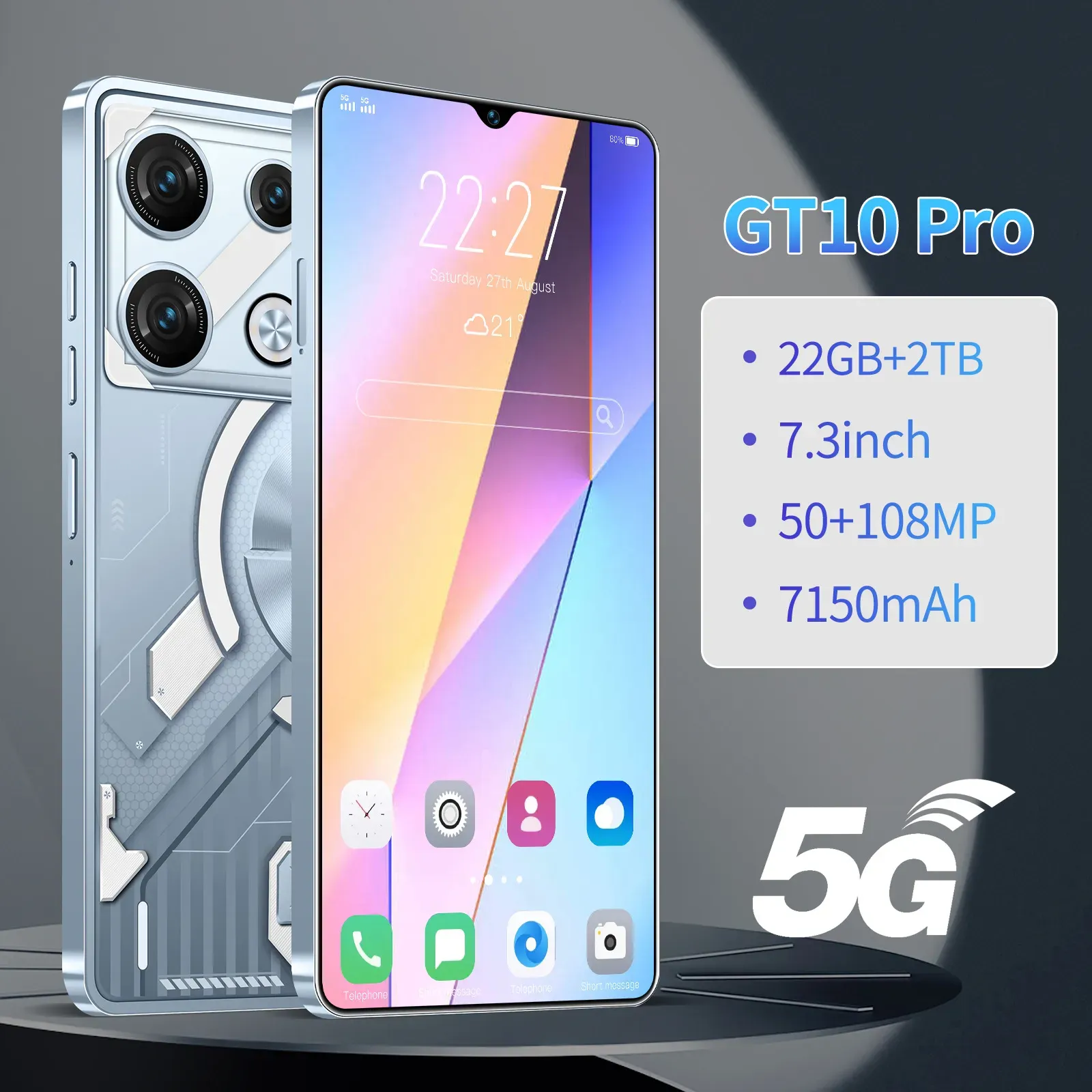 Sona GT 10 promax 7150mAh big storage