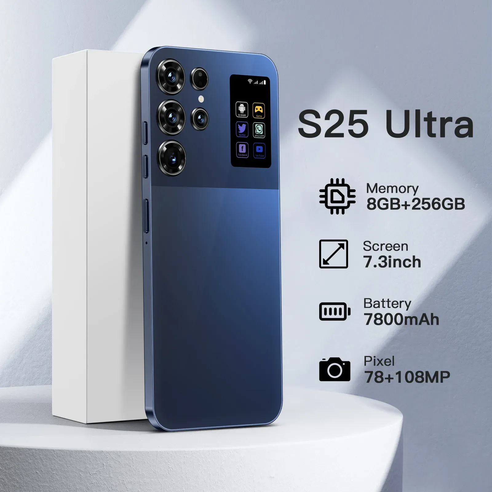 S26 7800mAh 8GB+256GB 78mp+108mp