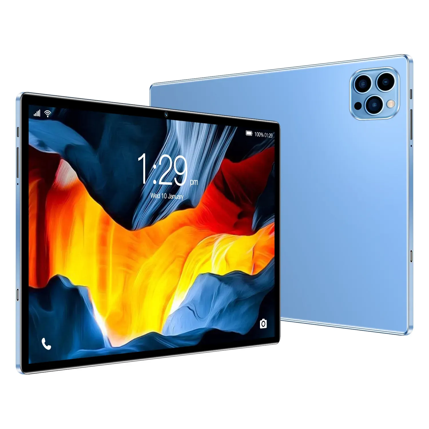 New I15 Pro Tablet 10.1 Inch Android System 8GB RAM 256GB Storage Smart Tablet