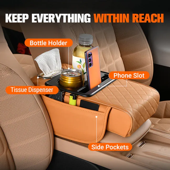 🔥LAST DAY PROMOTION - 50% OFF🔥Integrated Pressurized Multifunctional Car Armrest Heightening Pad