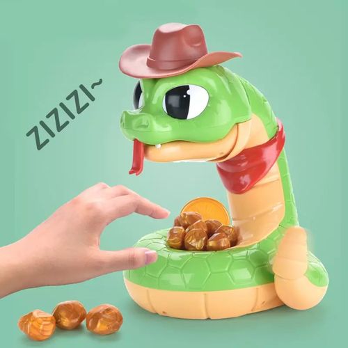 🎁Hungry Rattle Snake Gold Digger Board Game