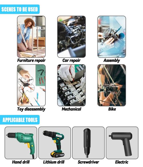 Cross Impact Screwdriver Bits Set (6 Pcs)