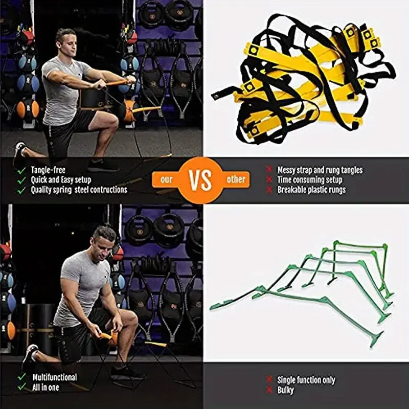 1 set of multifunctional sports agility ladder
