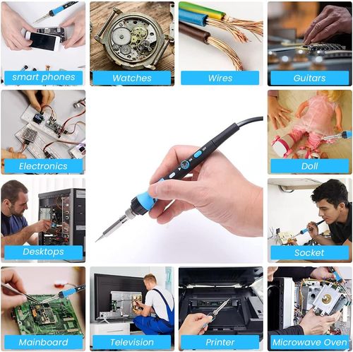 🔥The Ultimate Cordless Soldering Iron - Portable, Fast Heating, Precision Performance!