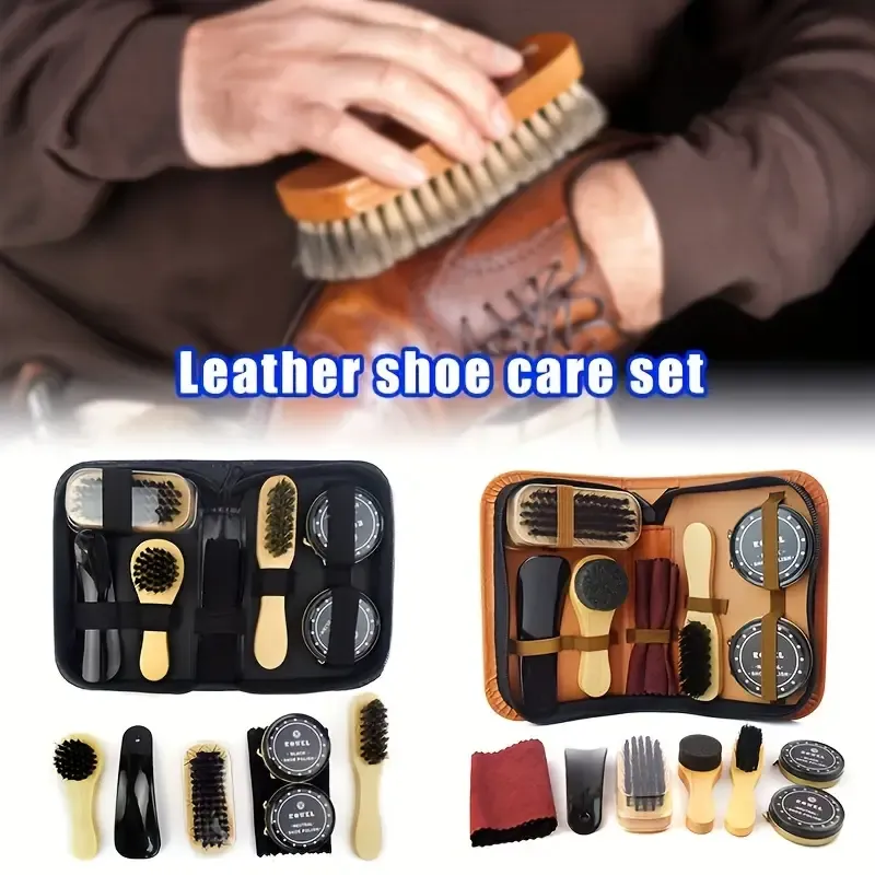All-Purpose Leather Shoe Care Kit for Various Leather Types in Africa