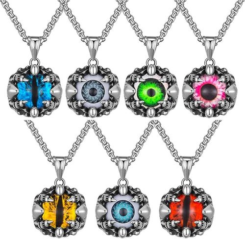 3 Count Devil Eye Necklace Man Accessories Fine Craftsmanship