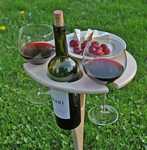 Outdoor Portable Diy Wine Table