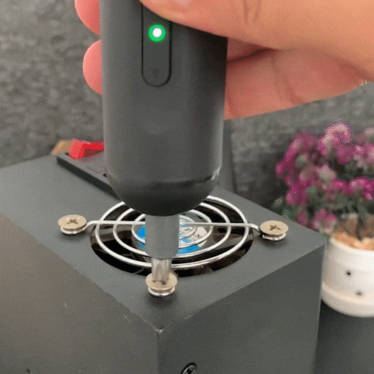 Household portable electric screwdriver set
