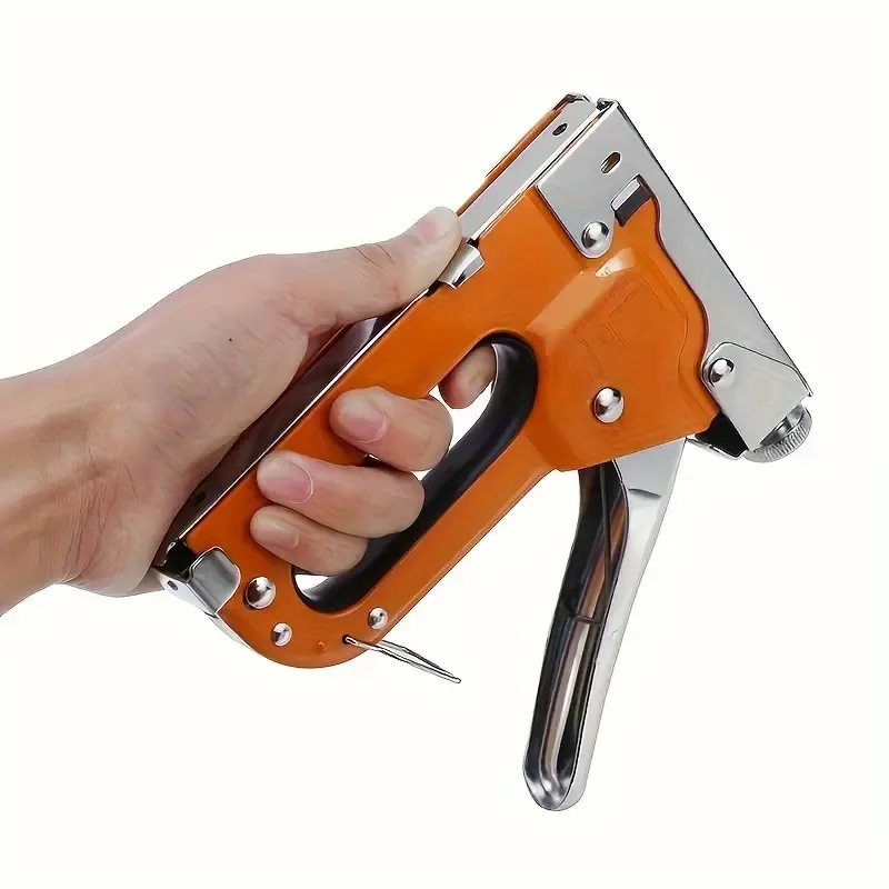 💯4 in 1 heavy-duty Stapler For Diy Home Decor Furniture Wood Frame Stapler, Multi-tool Hand Nail Gun Nail Gun Bandage Pliers🚀