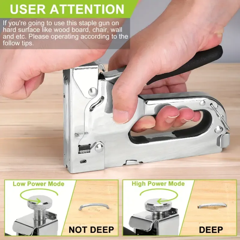 💯4 in 1 heavy-duty Stapler For Diy Home Decor Furniture Wood Frame Stapler, Multi-tool Hand Nail Gun Nail Gun Bandage Pliers🚀