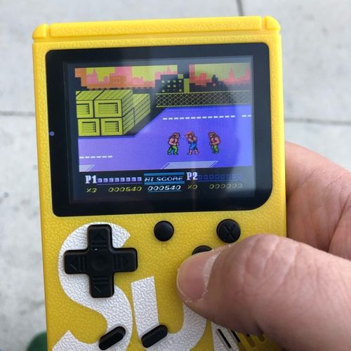 Retro Portable Mini Handheld Video Game Console 8-bit 3.0-inch Color LCD Display Children's Color Game Console Built in 500 Games😍😍😍