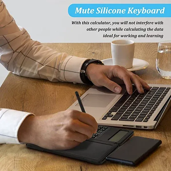 Mini smart Electronic Board Drawing functional basic office calculator with writing pad