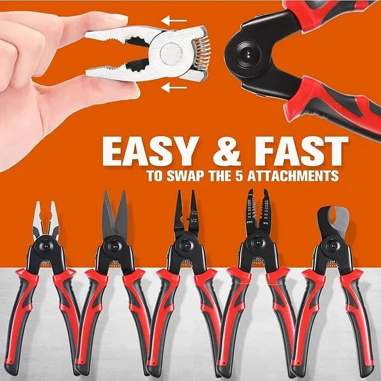 💖5 in 1 All Purpose Versatile Heavy Duty Tool Kit👇