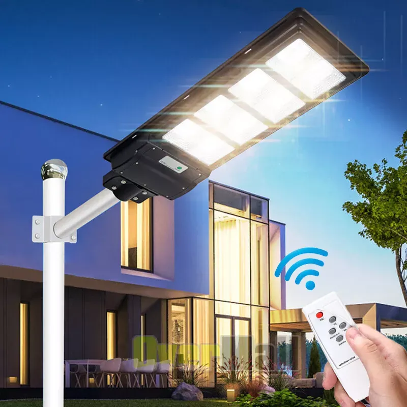 🔥💡Waterproof Outdoor 240W Integrated LED Solar Street Light  🎉（004）👇