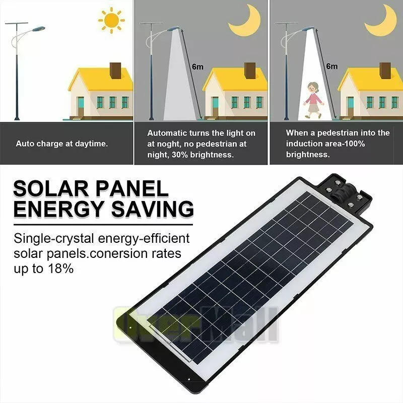 🔥💡Waterproof Outdoor 240W Integrated LED Solar Street Light  🎉（004）👇